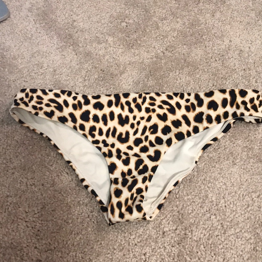 Victoria Secret Pink Mini Cheetah Swim Bottoms